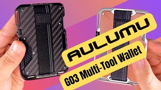 AULUMU G03 MultiTool Magnetic Metal Wallet WALKTHROUGH [upl. by Niriam685]