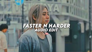 Faster n Harder  6arelyhuman 「 edit audio 」 [upl. by Allianora]