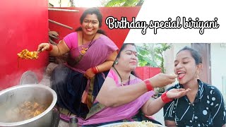 SATHAKSHI BIRTHDAY SPECIAL BIRYANI  CHERRY SATHAKSHI  SATHAKSHI4811 [upl. by Danziger389]