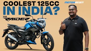 TVS Raider  The Coolest 125cc Motorcycle In India  MotorBeam [upl. by Limhaj]