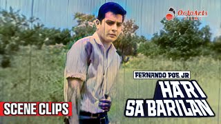 HARI SA BARILAN 1962  SCENE CLIPS 2  IN COLOR  Fernando Poe Jr Max Alvarado Jess Lapid [upl. by Eicak]