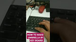 How Insert an Umbrella Symbol ☔ in Microsoft Word Using the Unicode 2614 and the Alt  X Shortcut [upl. by Haneehs]