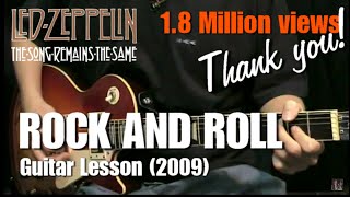 Rock and Roll TSRTS Lesson Older Version 2009  Led Zeppelin  Thank You For Over 18 Million Views [upl. by Daahsar88]