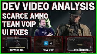 DEV BLOG  quotUI Improvementsquot SCARCE custom ammo Team VOIP and MORE  Hunt Podcast [upl. by Imailiv]