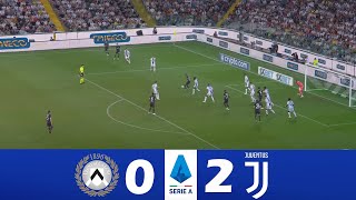 Udinese vs Juventus 02  2024 Serie A  Match Highlights [upl. by Lekzehcey]