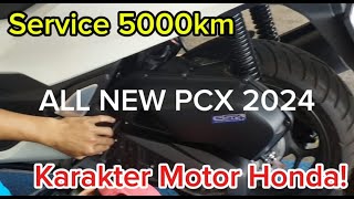 New PCX 2024  Service Pertama PCX  Penyebab CVT PCX Gredek  Karakter Motor Honda [upl. by Ribaj]