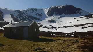 To the Hutchison Hut via Glen Derry Cairngorms National Park [upl. by Kelby939]