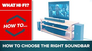 How to choose the right soundbar [upl. by Leihcey]