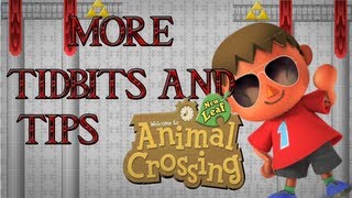 Tidbits amp Tips Animal Crossing New Leaf Villager House Placement Tanning and Fast PWP [upl. by Hearsh591]