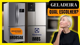 QUAL ESCOLHER BRASTEMP FRENCH DOOR 554L BRO85AKELECTROLUX INVERTER MULTIDOOR EFFICIENT 590L IM8 [upl. by Marih]