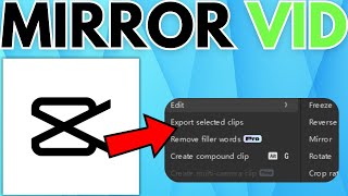 How To Mirror Video in CapCut  StepByStep Tutorial [upl. by Atinoj]