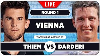 THIEM vs DARDERI • ATP Vienna 2024 • LIVE Tennis Watchalong Stream [upl. by Roe]