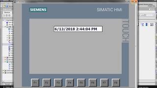 Siemens TIA Portal HMI tutorial  Changing of DateTime format 1224 hours format [upl. by Eenaj]