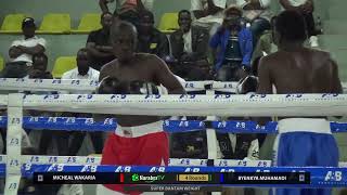 ️⃣ MICHEAL WAKARIA KENYA 🇰🇪 vs BYENKYA MUHAMADI UG 🇺🇬 Super Feather 4 Rds [upl. by Azilef737]