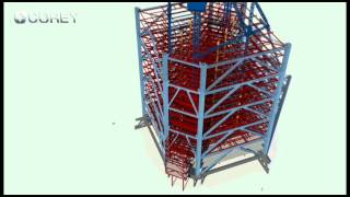 Secuencia de CONSTRUCCION de TORRE BBVA Bancomer por corey [upl. by Atteiram]