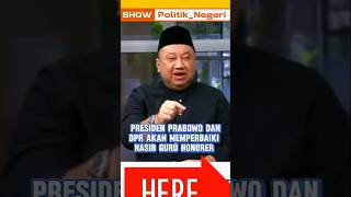 Presiden Prabowo dan DPR perbaiki nasib guru honorer politik prabowo dpr guruhonorer [upl. by Sarad]