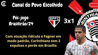 PÓSJOGO São Paulo 3x1 CORINTHIANS [upl. by Airbas]