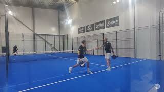 Padel Div 1 LPL LKPG  Noa Ek vs Kroon Fogel  Set 3 67  241028 [upl. by Jamill]