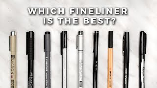 Which Fineliner is the Best  STATIONERY SHOWDOWN [upl. by Reeba]