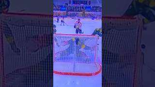 Björklövens Svedberg is keeping Brynäs out of the crease with great blocker save in game win viral [upl. by Ahsemit590]