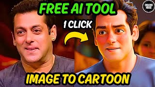 Convert any image to CartoonAnime for free  Apne photo ko cartoon ya anime kaise banaye [upl. by Selima730]