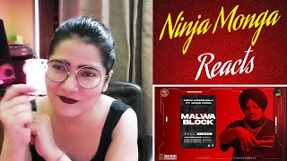 Malwa Block  Sidhu Moose Wala  Wazir Patar  Moosetape  Ninja Monga Reacts  New Punjabi Songs [upl. by Beitnes]