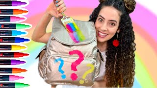 PINTE COMIGO uma MOCHILA pra ESCOLA Paula Stephania [upl. by Dyolf]