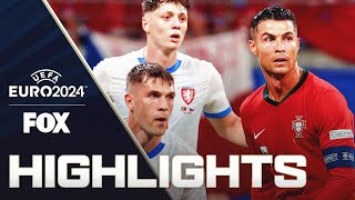 Portugal vs Czechia Highlights  UEFA Euro 2024 [upl. by Narruc]