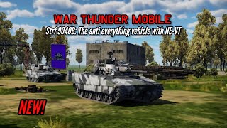 NEW Strf 9040B gameplay The anti everything vehicle HEVT included  War Thunder Mobile [upl. by Miharba]