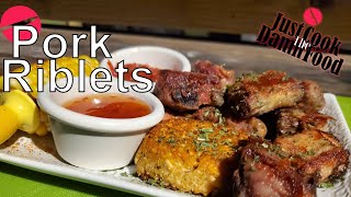 Pork Ribs Riblets outdoorcooking recipe comfortfood pitboss [upl. by Yhtomit]