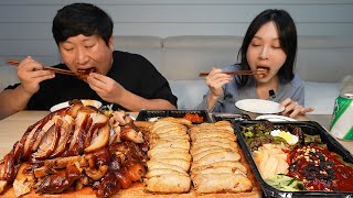 삶은 돼지고기의 양대 산맥 족발 VS 보쌈 승자는 Jokbal VS Bossam 요리amp먹방  Mukbang eating show [upl. by Halilahk]