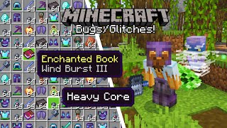 Bugs Glitches amp Updates In 1211 Minecraft Op Dupe Glitch illegals  More [upl. by Kandy]