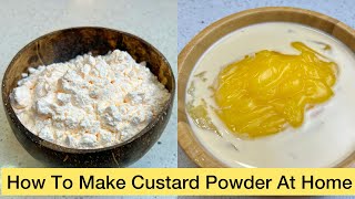 HOW TO MAKE CUSTARD POWDER AT HOME [upl. by Uhile]