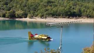 Canadair  Lac de St Croix  Fast stop [upl. by Clarkson324]