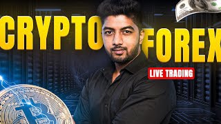 5 July  Live Market Analysis for Forex and Crypto  Trap Trading Live [upl. by Eentihw676]