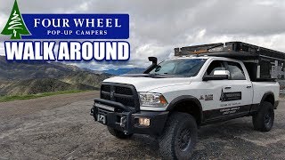 Four Wheel Pop Up Camper Walk Around  Hawk Model 2019 [upl. by Nowtna]