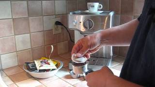 How to use an ESE Espresso Coffee Pod [upl. by Ronn]