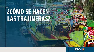 ¿Sabes cómo se elabora una trajinera en Xochimilco ¡Te lo contamos paso a paso [upl. by Aerbas]