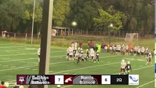 Burros Blancos IPN vs Bulldogs Balbuena  Semifinal Juvenil Primavera ONEFA  EN VIVO [upl. by Ailongam]