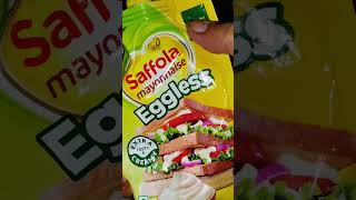 Eggless Mayonnaise Vegetable Sandwich  Indian Recipe [upl. by Anerda]