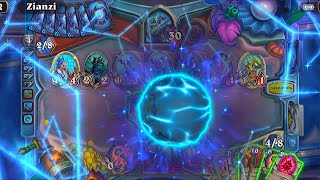 New diamond legendary card animation Algalon the Observer Titans Hearthstone [upl. by Navac660]