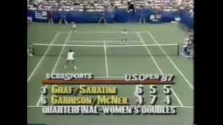 SabatiniGraf v GarrisonMcNeil US Open 1987 pt2 [upl. by Abijah444]