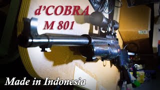 Review dCobra M801 airsoft spring indonesia [upl. by Otto]