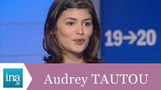 Audrey Tautou quotAmélie crée le bonheurquot  Archive INA [upl. by Helgeson]