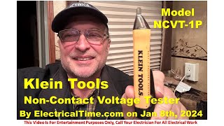 Klein Tools Non Contact Voltage Tester NCVT1P Demonstration [upl. by Dawaj]