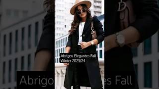 Abrigos Estilos Modernos para usar este Otoño Invierno 202324 fallwinter [upl. by Arraes]