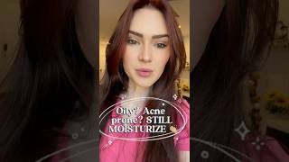 Why those with oilyacneprone skin NEED to moisturize 👏🏼🧴acne dermatology skincare moisture [upl. by Eisle793]