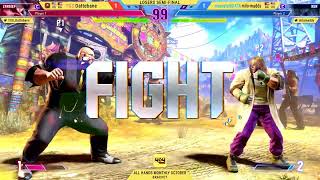 4o4 All Hands Street Fighter 6 Monthly October Losers Semis milomadds Ken vs Dattebane Zangief [upl. by Kirred931]