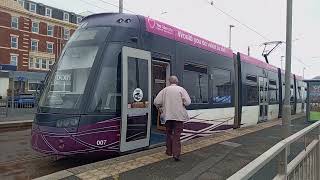 Trams in Blackpool 2962024 [upl. by Meekar]