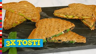 3x tosti  Gezond recept  Voedingscentrum [upl. by Airdnala]